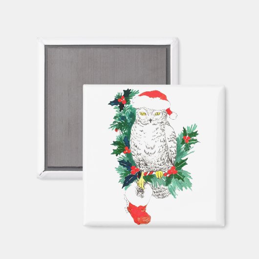 Weihnachtsschale und Strumpf, konstruiert Magnet (Vorderseite/Rückseite)