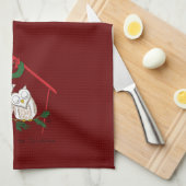 Weihnachtsschale Zuhause Niedlich Geschirrtuch (Viertel Falte)