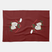 Weihnachtsschale Zuhause Niedlich Geschirrtuch (Horizontal)