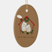 Weihnachtsschale Zuhause Niedlich Keramik Ornament (Rechts)