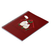 Weihnachtsschale Zuhause Niedlich Notizblock (Linke Seite)