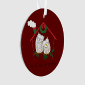Weihnachtsschale Zuhause Niedlich Ornament (Vorderseite)