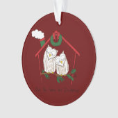 Weihnachtsschale Zuhause Niedlich Ornament (Vorderseite)