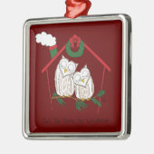 Weihnachtsschale Zuhause Niedlich Ornament Aus Metall (Links)