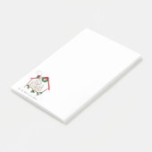 Weihnachtsschale Zuhause Niedlich Post-it Klebezettel (angewinkelt)