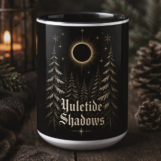Weihnachtsschatten Gothic Celestial Weihnachten Tasse