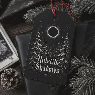 Weihnachtsschatten Gothic Christmas Winter Geschenkanhänger