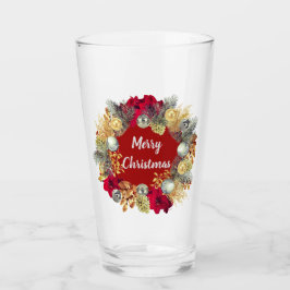 Weihnachtsschaum-Tumbler Glas
