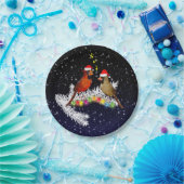 Weihnachtsscheibe für Kardinal Pappteller (Party)