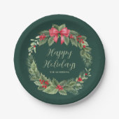 Weihnachtsscheibe für klassische Kleider Pappteller (Vorderseite)