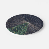 Weihnachtsscheibe Pappteller (Schrägansicht)