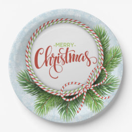 Weihnachtsscheibe Pappteller