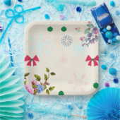 Weihnachtsscheibe Pappteller (Party)