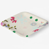 Weihnachtsscheibe Pappteller (Gewinkelt)