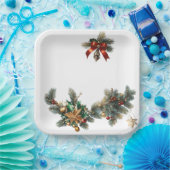 Weihnachtsscheibe Pappteller (Party)