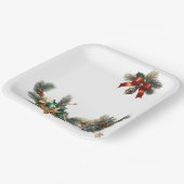 Weihnachtsscheibe Pappteller (Gewinkelt)