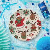 Weihnachtsscheibe Pappteller (Party)