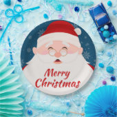 Weihnachtsscheibe Pappteller (Party)