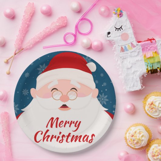 Weihnachtsscheibe Pappteller (Party)