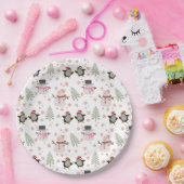 Weihnachtsscheibe Pappteller (Party)