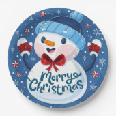 Weihnachtsscheibe Pappteller (Vorderseite)