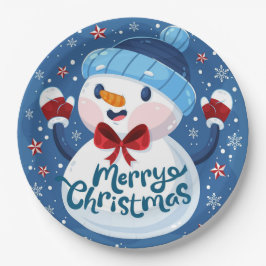 Weihnachtsscheibe Pappteller