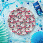 Weihnachtsscheibe Pappteller (Party)