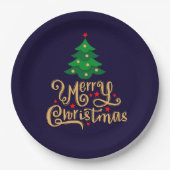 Weihnachtsscheibe Pappteller (Vorderseite)