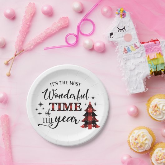 Weihnachtsscheibe Pappteller (Party)