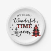 Weihnachtsscheibe Pappteller (Vorderseite)