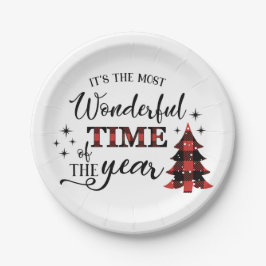 Weihnachtsscheibe Pappteller