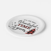 Weihnachtsscheibe Pappteller (Schrägansicht)