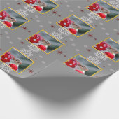 Weihnachtsscheide Geschenkpapier (Ecke)