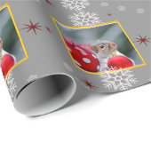 Weihnachtsscheide Geschenkpapier (Rolleneckpunkt)