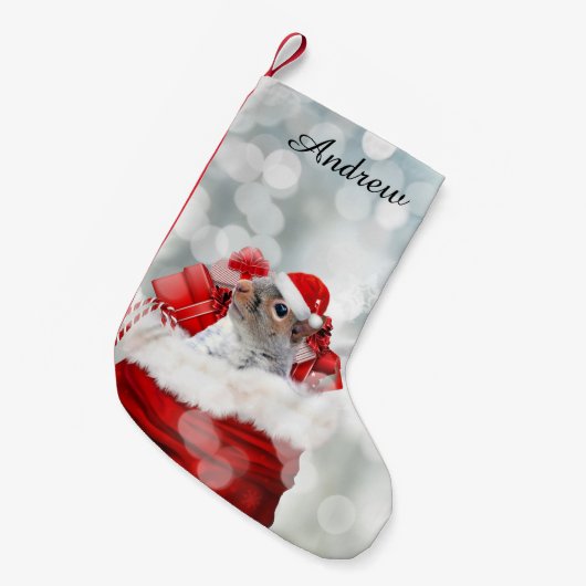 Weihnachtsscheide Kleiner Weihnachtsstrumpf (Vorderansicht (hängend))