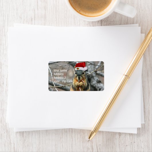 Weihnachtsscheißchen Adressaufkleber (Insitu)