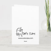 Weihnachtsscheißchen Feiertagskarte (Rückseite)