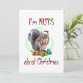 Weihnachtsscheißchen Feiertagskarte (Stehend Vorderseite)