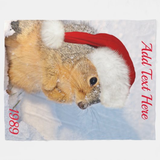 Weihnachtsscheißchen Fleecedecke (Vorderseite (Horizontal))