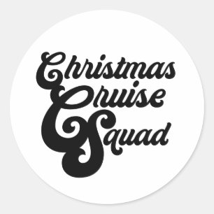 Weihnachtsscheißscheibe Runder Aufkleber
