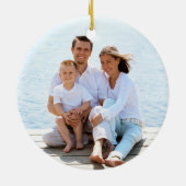 Weihnachtsschiff Keramik Ornament (Hinten)