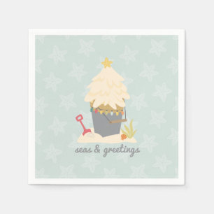 Weihnachtsschiff Serviette