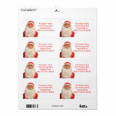 Weihnachtsschild des Weihnachtsmanns (Vorne)