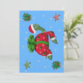 Weihnachtsschild Einladung (Stehend Vorderseite)