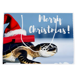 Weihnachtsschild Große Geschenktüte