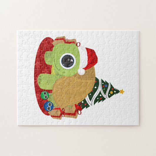 Weihnachtsschild Puzzle (Horizontal)