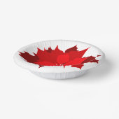 Weihnachtsschild rot-weiß pappteller (Gewinkelt)