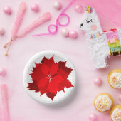 Weihnachtsschild rot-weiß pappteller (Party)