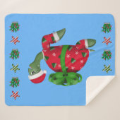 Weihnachtsschild Sherpadecke (Vorderseite (Horizontal))