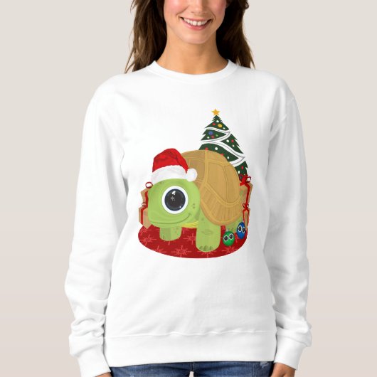 Weihnachtsschild Sweatshirt (Vorderseite)